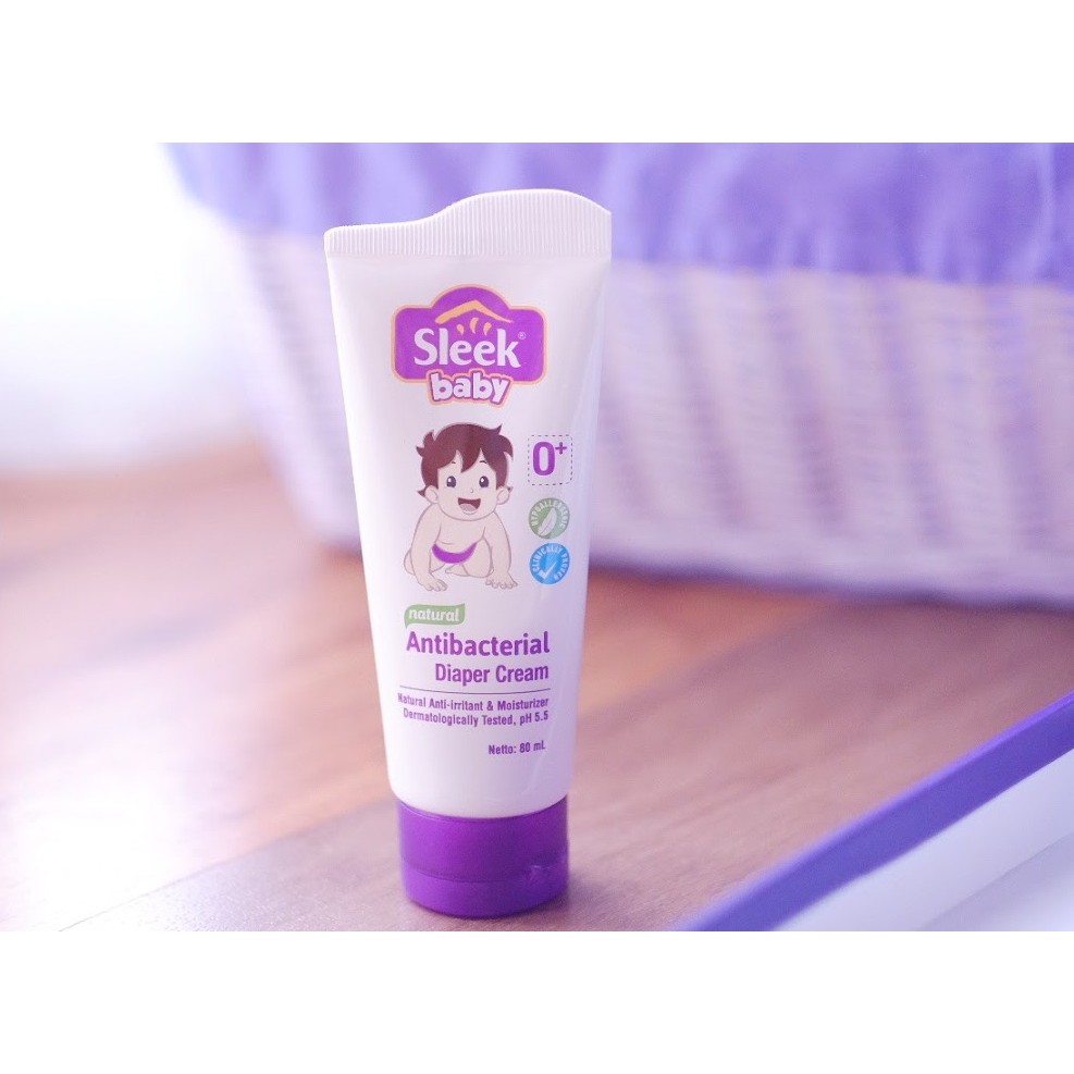 Sleek Baby Antibacterial Diaper Diaper Cream Anti Ruam Iritasi Popok