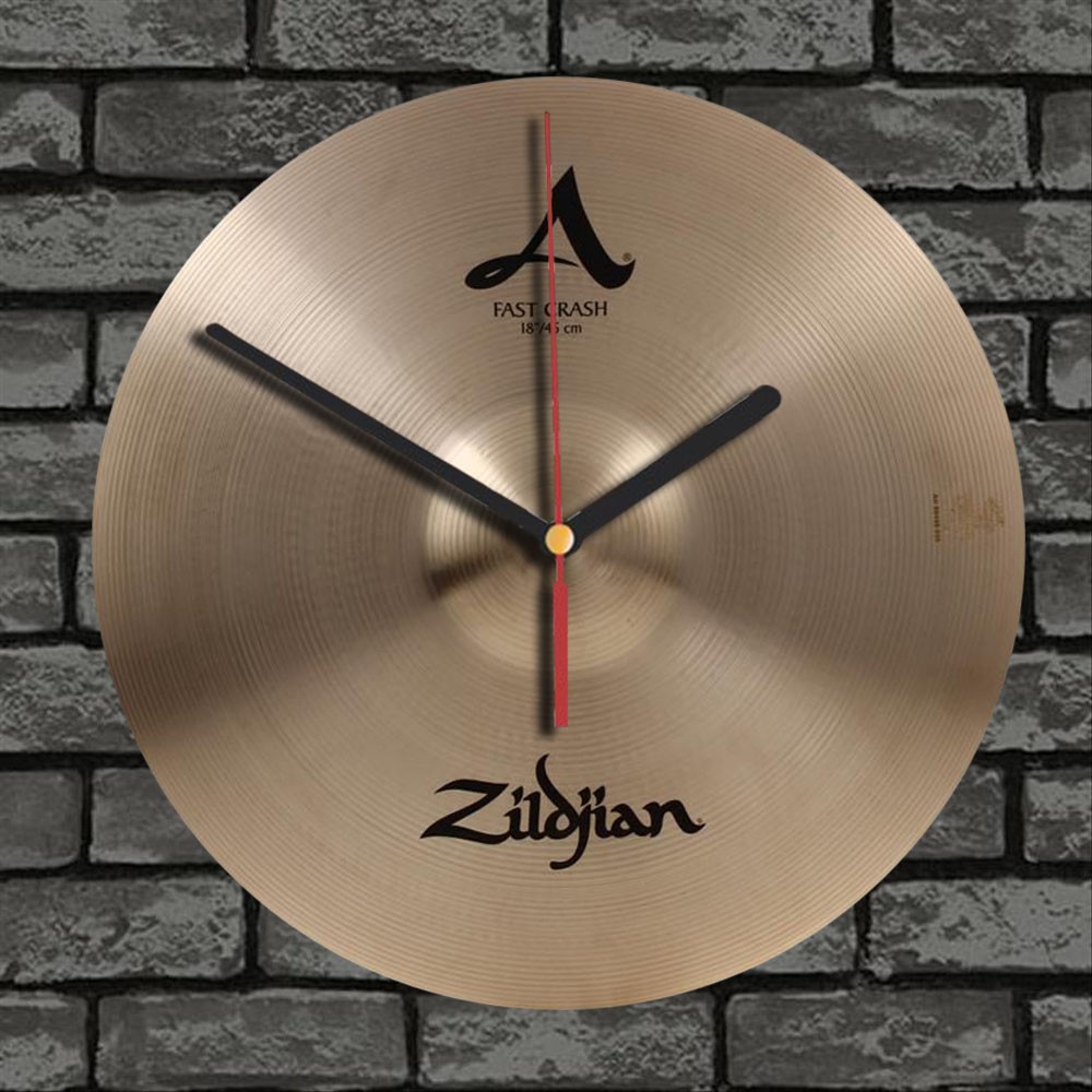 Jam dinding simbal drum zildjian