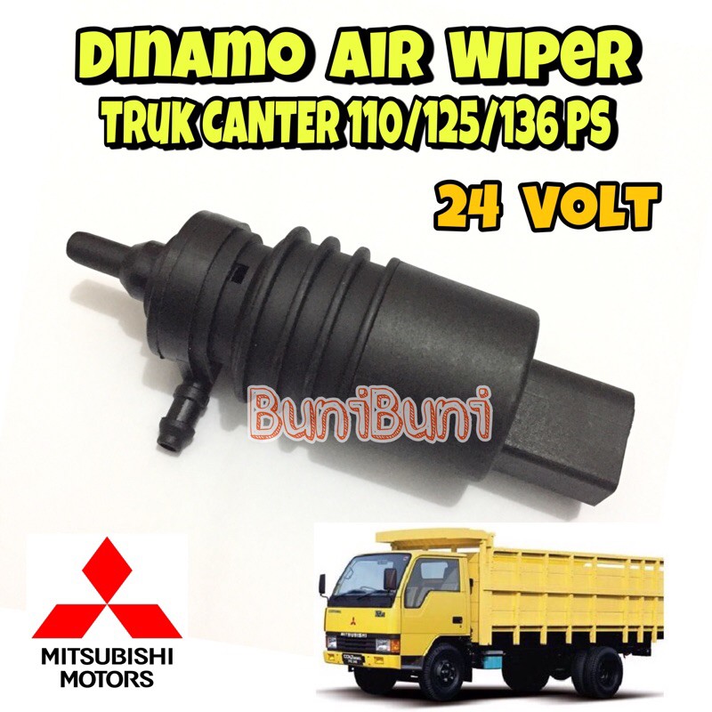 Motor / Dinamo Washer Semprotan Air Wiper Mobil Truk Mitsubishi PS Canter 110 / 125 / 136 PS