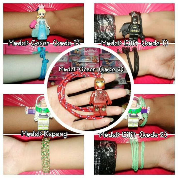 Dijual Gelang Lego Batgirl   kalung lego batgirl terakhir