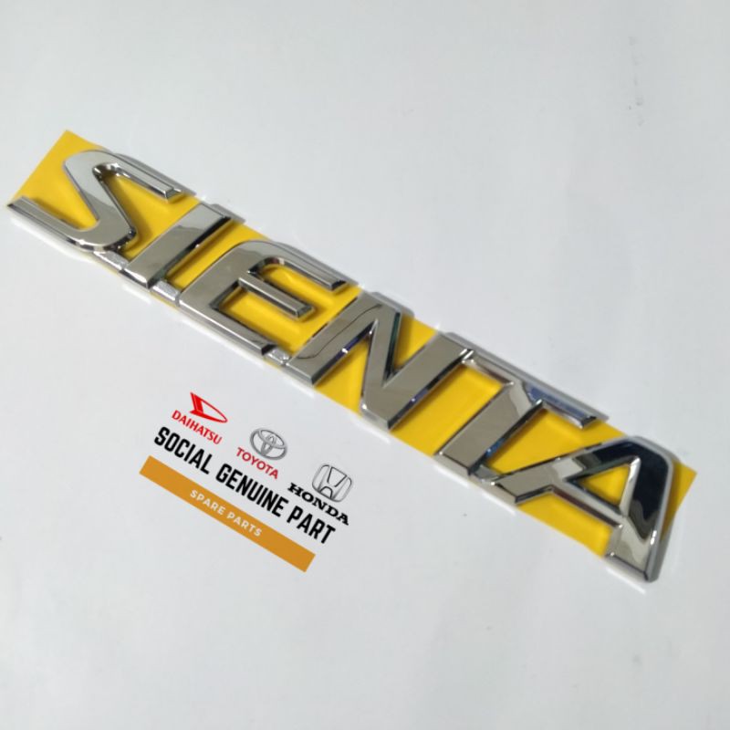 logo emblem bagasi Sienta original