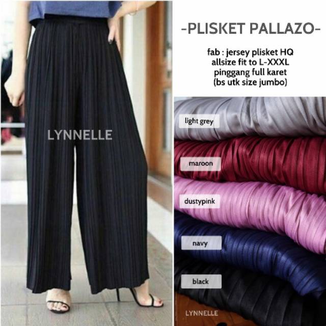 Plisket palazo ori by lynelle