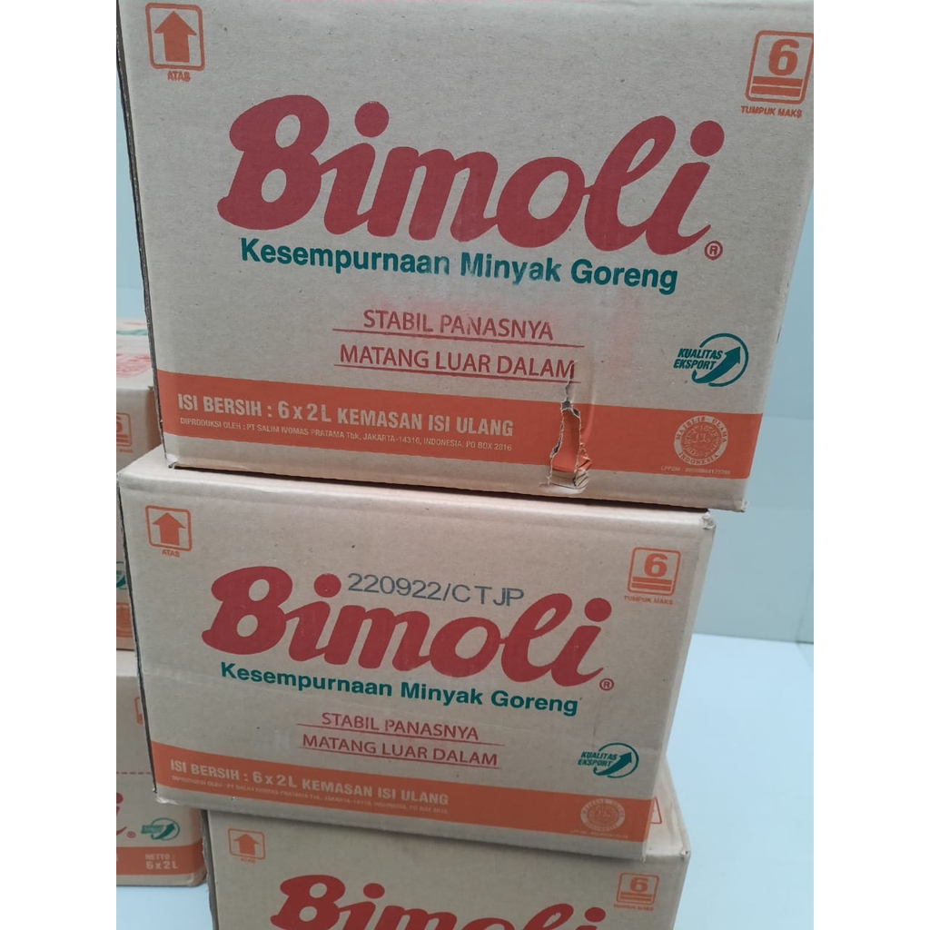 (PROMO) Minyak Goreng Bimoli 2Liter 1Dus isi 6 Pouch