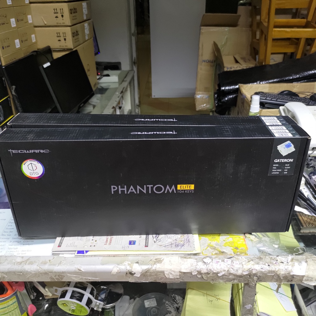 Keyboard Phantom Elite Keys 104 Modular Mechanical Tecware