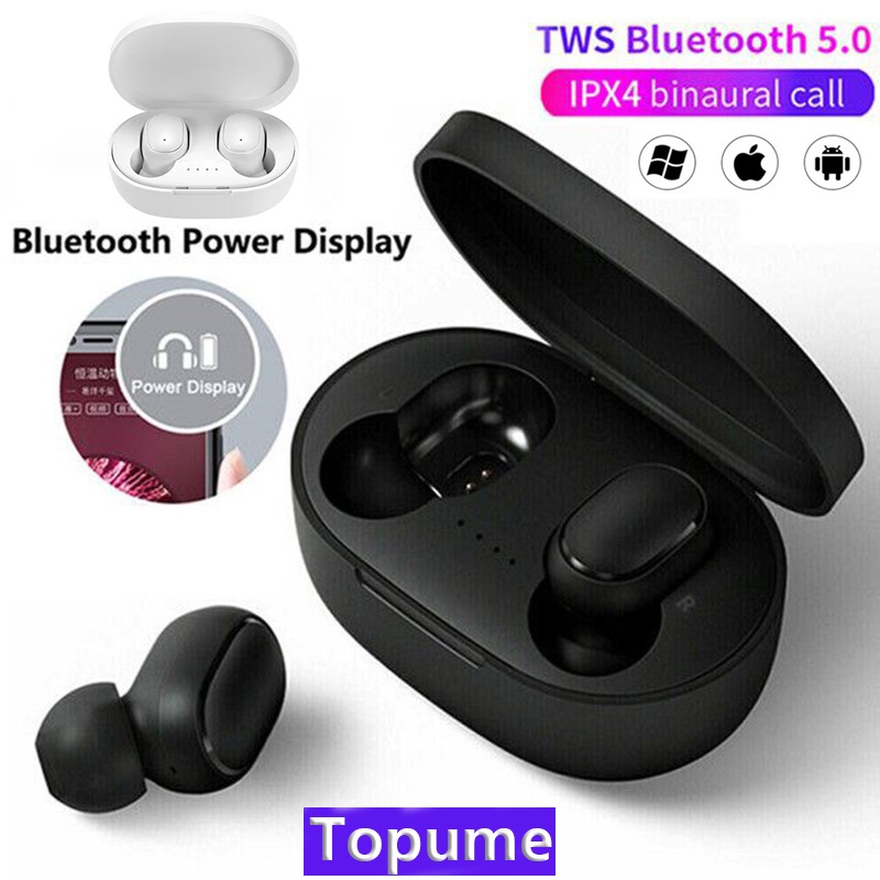 A6S PRO TWS Headset Bluetooth 5.1 Earphone Bluetooth Wireless Stereo Mini Earbuds Peredam Kebisingan With Mic