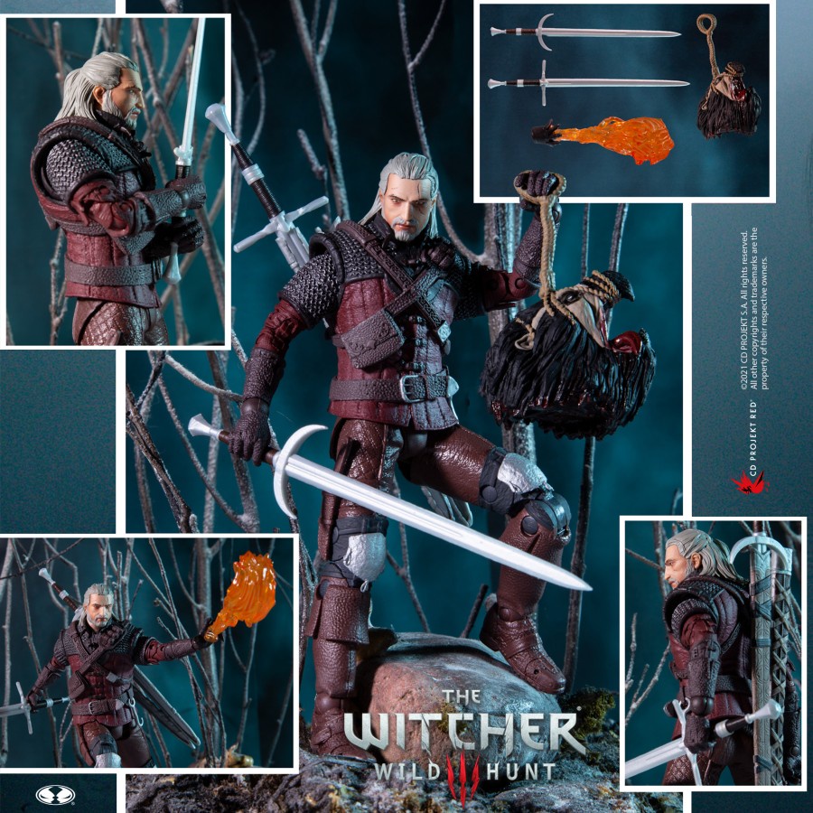 McFarlane The Witcher Geralt Of Rivia Wolf Armor