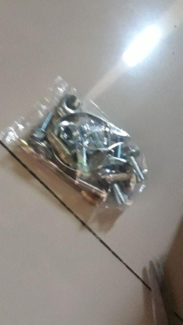 Baut Topi 12 8x15 Putih Flange Bolt