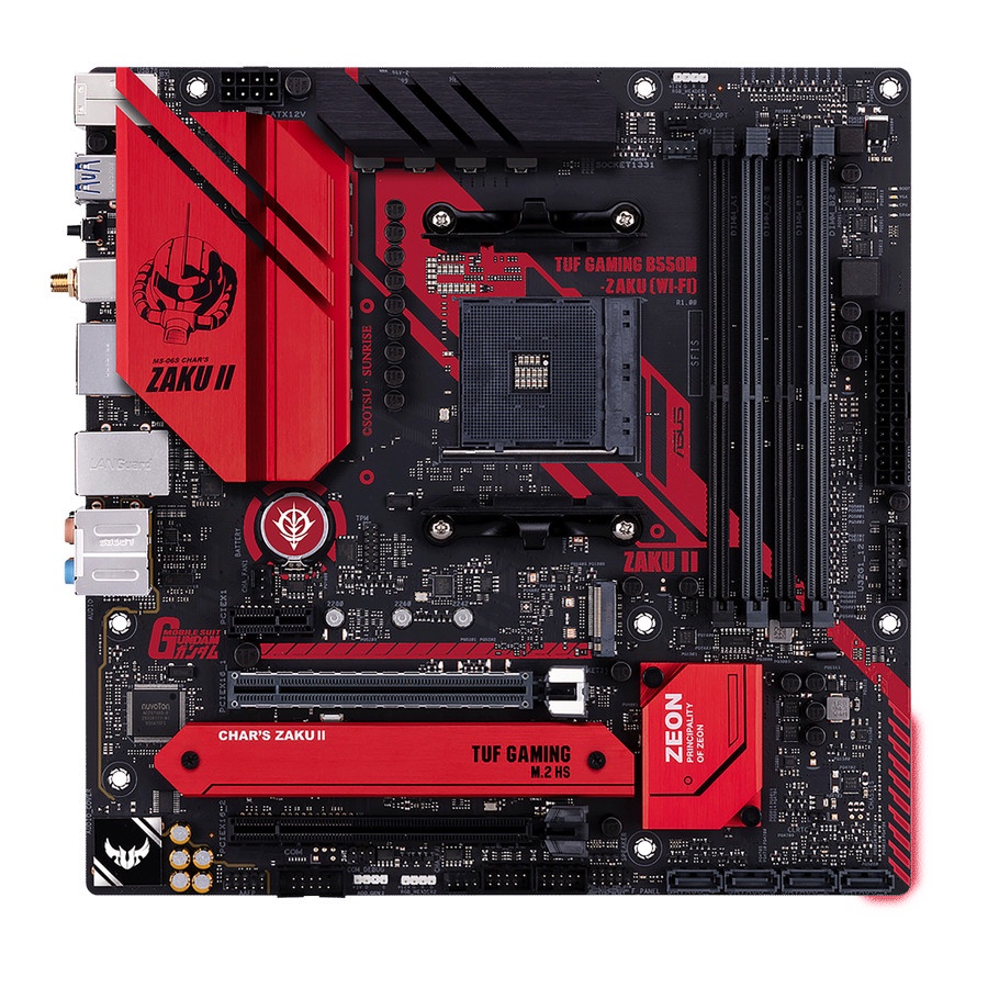 ASUS TUF B550M-PLUS ZAKU GAMING WIFI (AMD AM4, AMD B550, DDR4