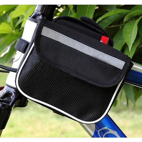 Tas Organizer Sepeda Frame Double Bag Perlengkapan Aksesoris Gowes Set