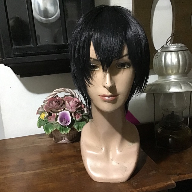 Wig base cowok daily hitam kirito kageyama tobio kaneki
