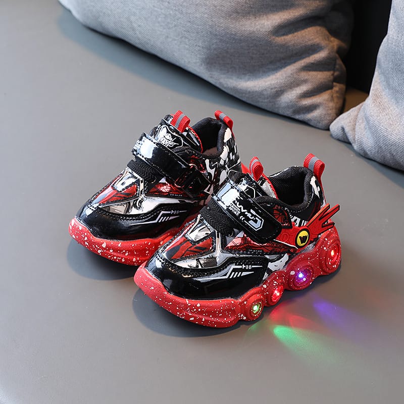 [COD] sepatu LED anak laki laki dan perempuan keren usia 0-6tahun import premium sneakers bayi ala korea  / anaanakstore