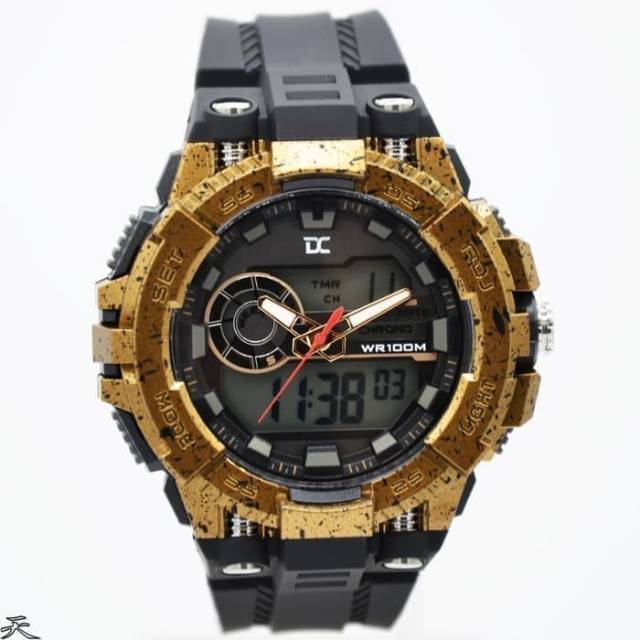 ORIGINAL Jam Tangan Pria Digitec Collection DC5012 WATER RESIST IRONMAN