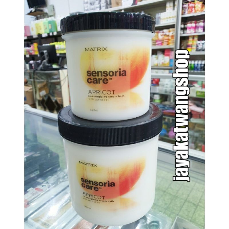 MATRIX SENSORIA CARE 1000 ML (1 KG) Apricot Re-Energizing Creambath Kemasan Baru