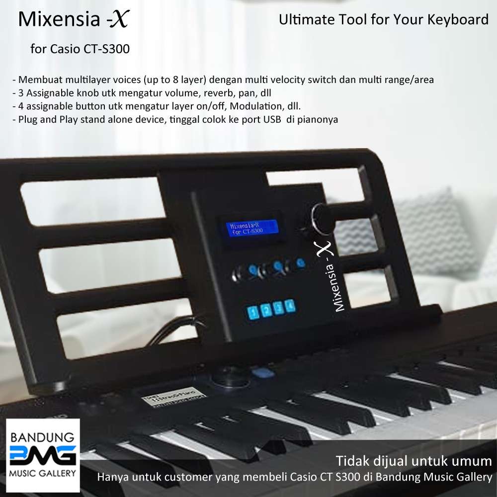 Mixensia-X for Casio CT S300 / CTS300 / CTS 300 - Multi Layer Tools