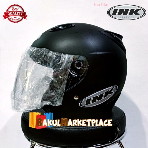 Helm INK CENTRO BAGUS KW( Hitam Doff )