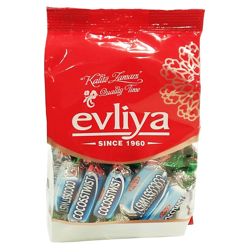 

Coklat Evliya Cocosstwist 250gr