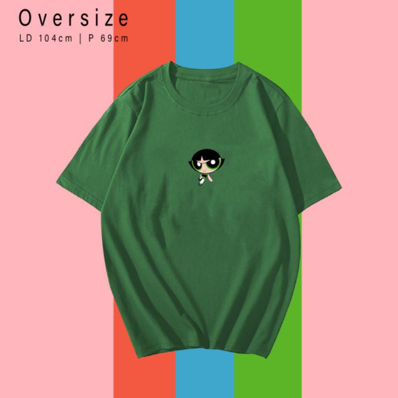 T-SHIRT POWERPUFFFGIRL OVERSIZE