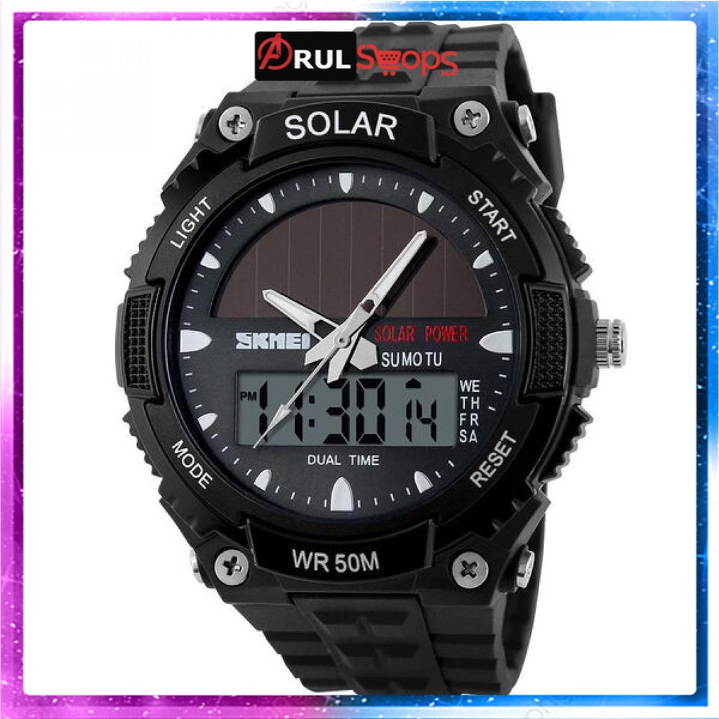 SKMEI Jam Tangan Solar Digital Analog Pria - AD1049E