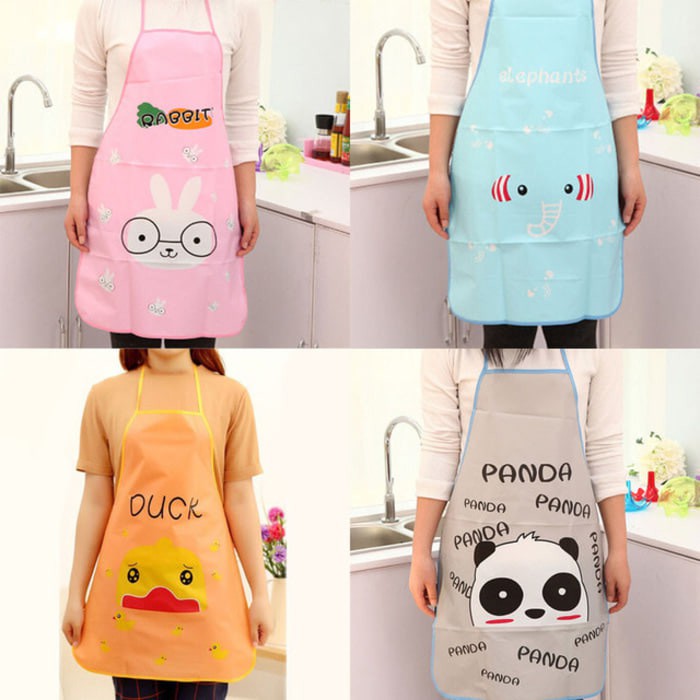 Celemek Masak Karakter Lucu [ Apron Import ] Celemek Dapur Anti Minyak