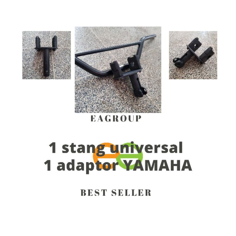 1 paket stang trondol dan dudukan adaptor yamaha universal mio jupiter z aerox vega r lama #eagroup