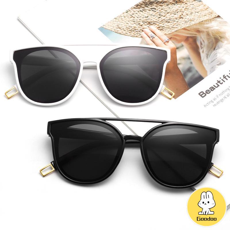 Kacamata hitam desain busana Korea unisex -Doo