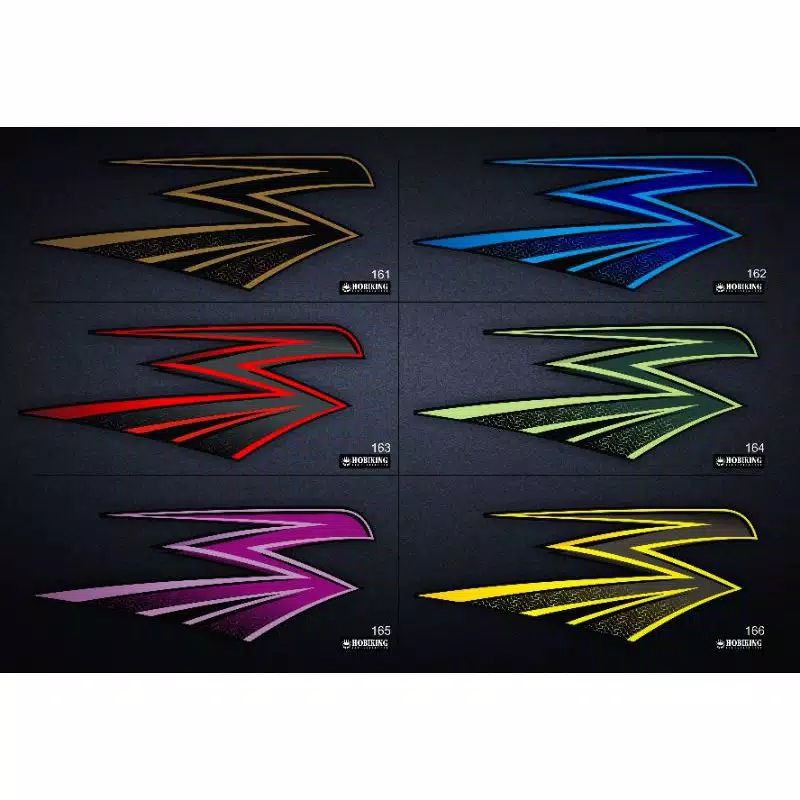 STRIPING RX KING CUSTOM PREMIUM STICKER RX KING