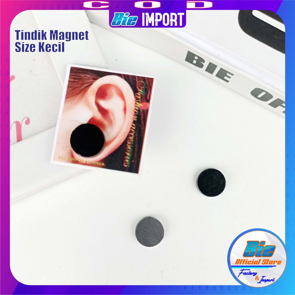 Tindik Magnet Bulat Kecil Impor Best Seller