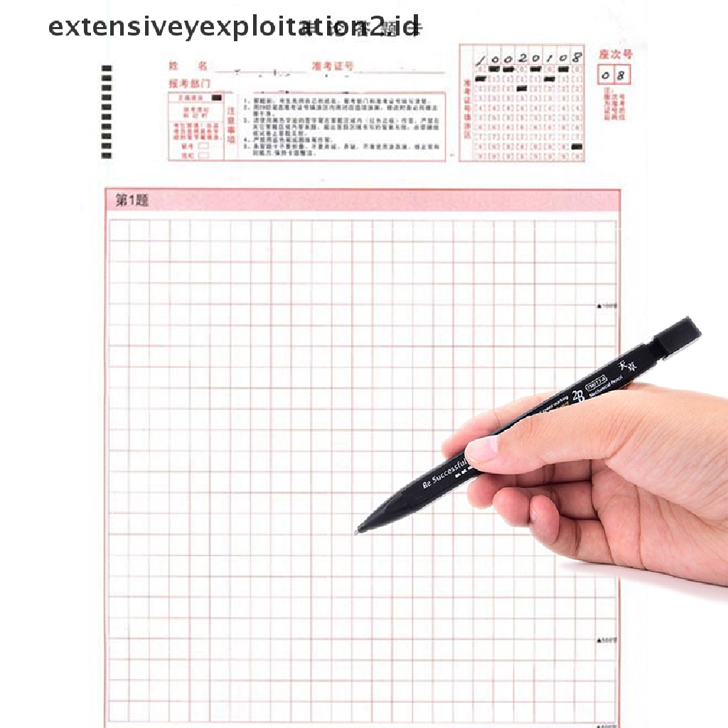 (Hotter) Isi Ulang 2b Pensil Mekanik Warna Hitam Untuk Sekolah