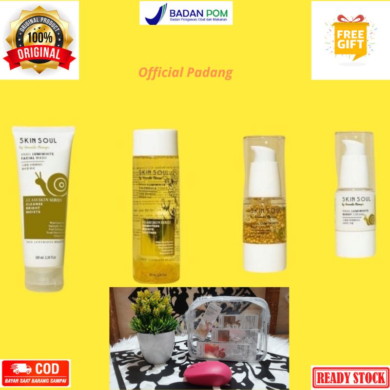 Paket Lengkap Skincare skin soul / Skinsoul Facecare by Amanda Manopo Scincare BPOM Paket Wajah Glow
