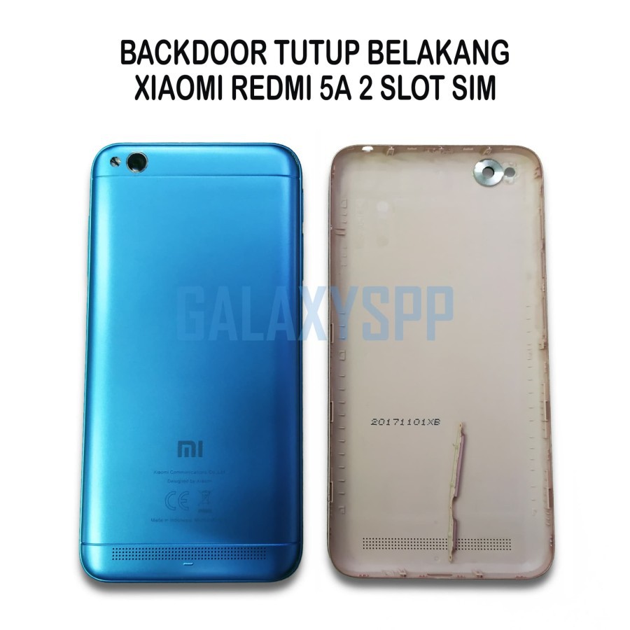 TUTUP BELAKANG BACKCOVER REDMI 5A 2 SLOT SIM