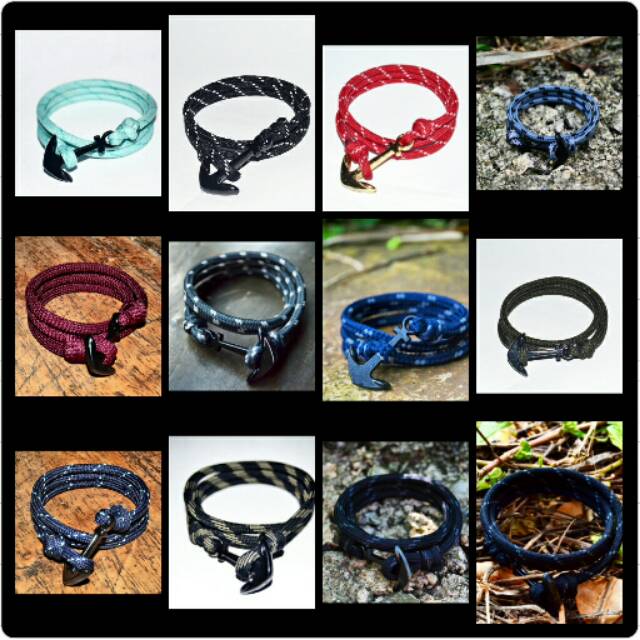 Gelang Tali Prusik Jangkar TERMURAH GJ01