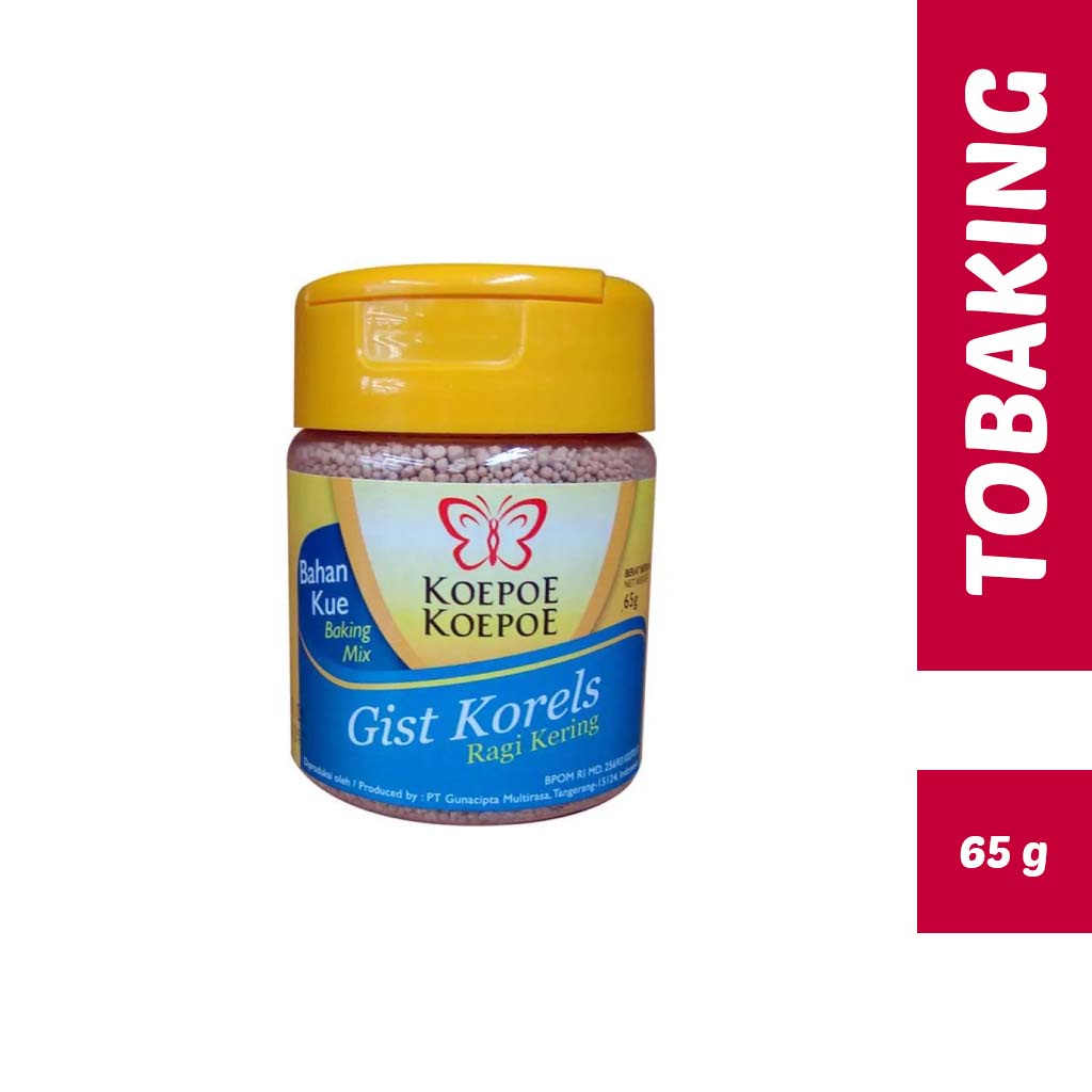 

Koepoe Gist Korels 65gr Ragi Kering Kupu