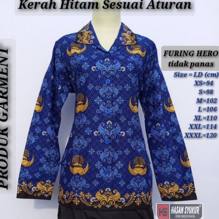 Paling Diminati ||
HnW Baju korpri kerah hitam furing kemeja korpri terbaru 2022 Kemeja korpri pria 