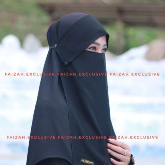 NIQOB KANCING MILAYA NIQAB KANCING CADAR KANCING
