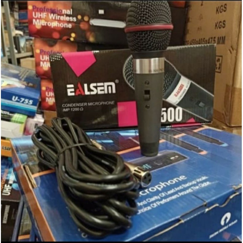 MICROPHONE CABLE/ MIC KABEL MURAH EALSEM ES500