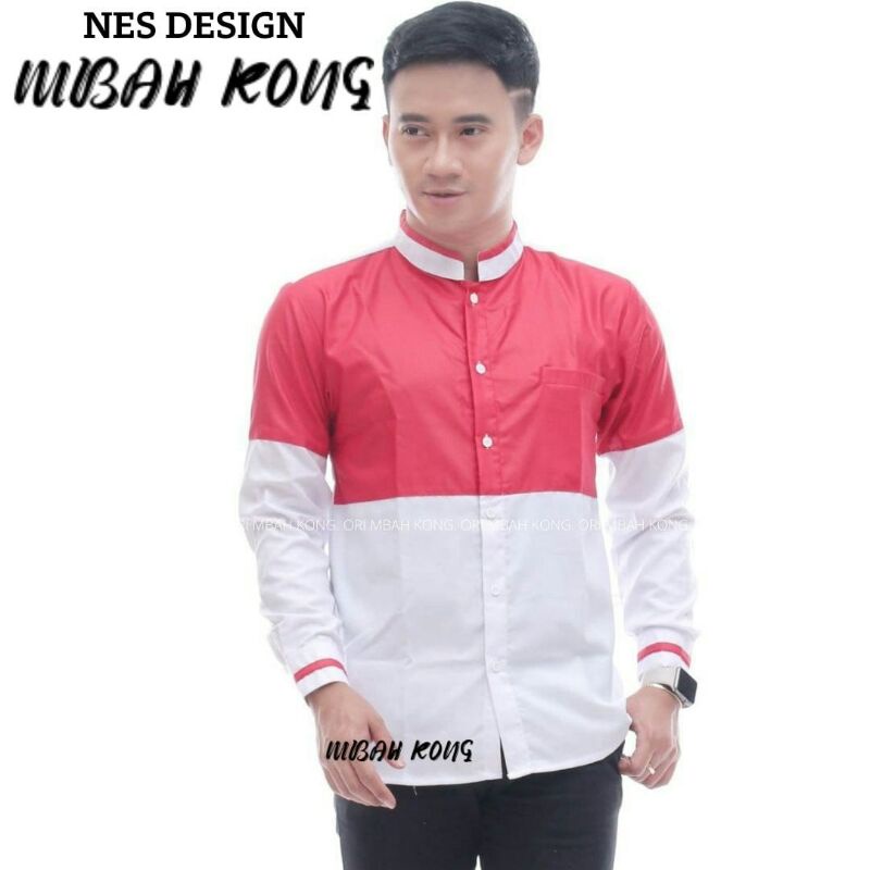 baju kemko, baju koko merah putih PREMIUM