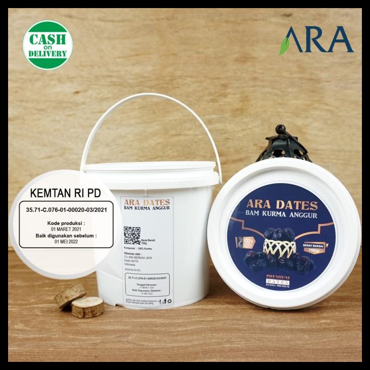 

Kurma Bam 700Gr Original Kemtan Kurma Anggur Kurma Madu Ember