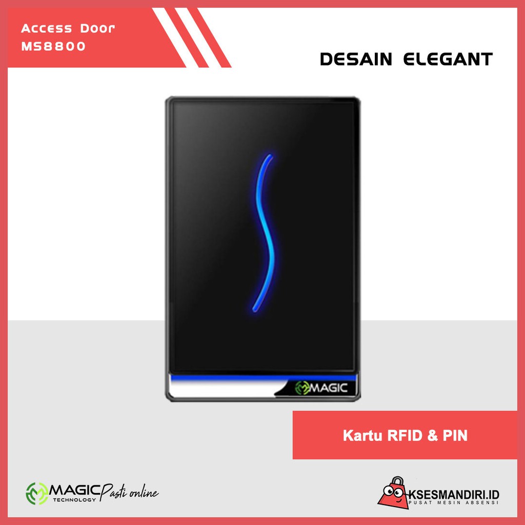 Fingerprint Mesin Absensi Access Door Magic MS8100