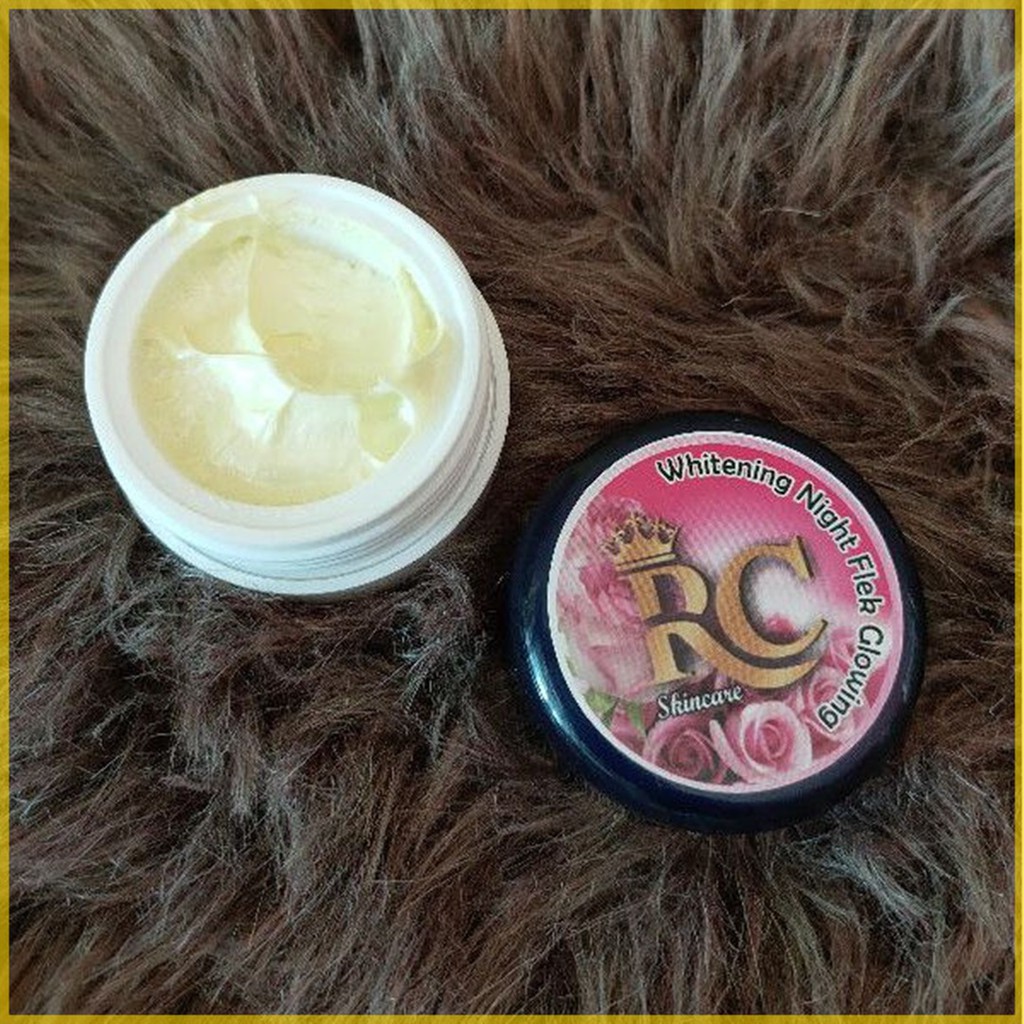 RC Whitening Night Flek Glowing - 10 gr (Krim Malam Mengatasi Flek & Keriput)