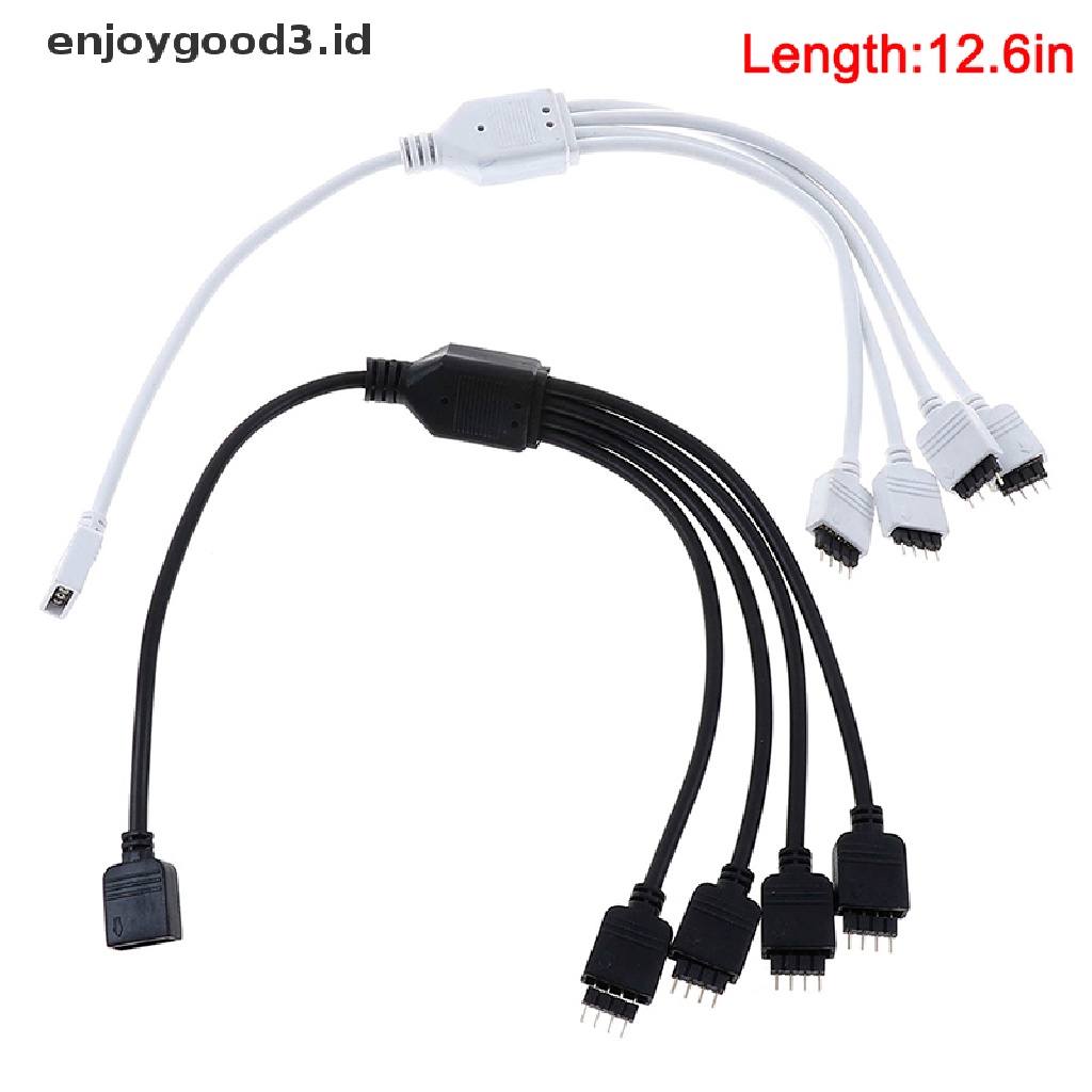 Kabel Konektor Splitter 1 Ke 3Rgb 4 Pin Untuk Lampu Led Rgb 4