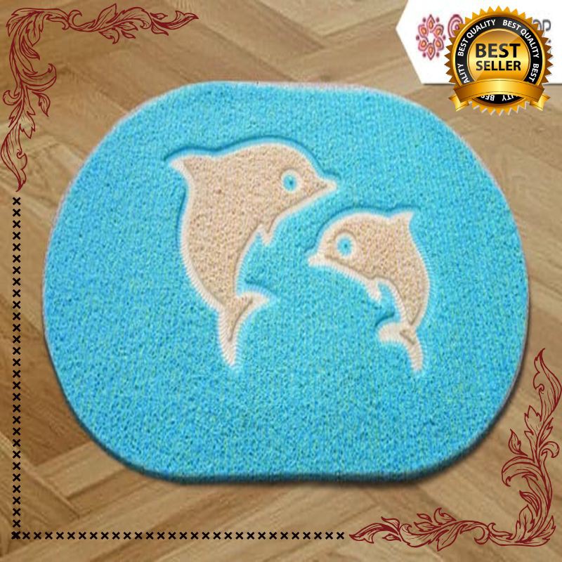 

Terlaris FANCY MAT OVAL DOLPHINE / BLUE 40X60 Keren