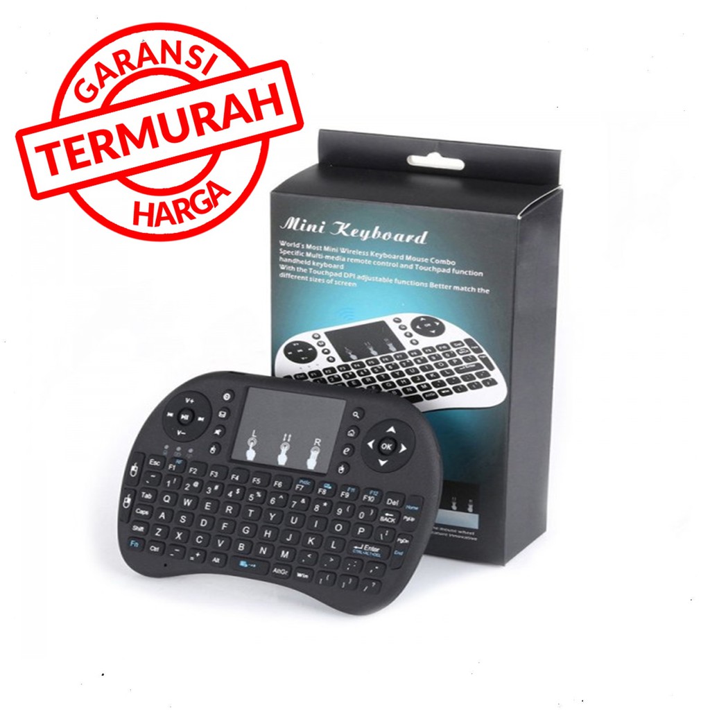 Mini Wireless Keyboard i8 Taffware 2.4 GHz Touchpad Mouse Function - Keyboard Wireless Mini