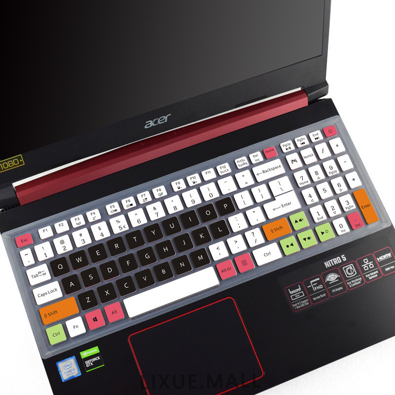 Lixue Acer Shadow Knight Rock4 Generations An515-55 Nitro 5 Pelindung Keyboard Laptop 15.6 &quot;Bahan Silikon