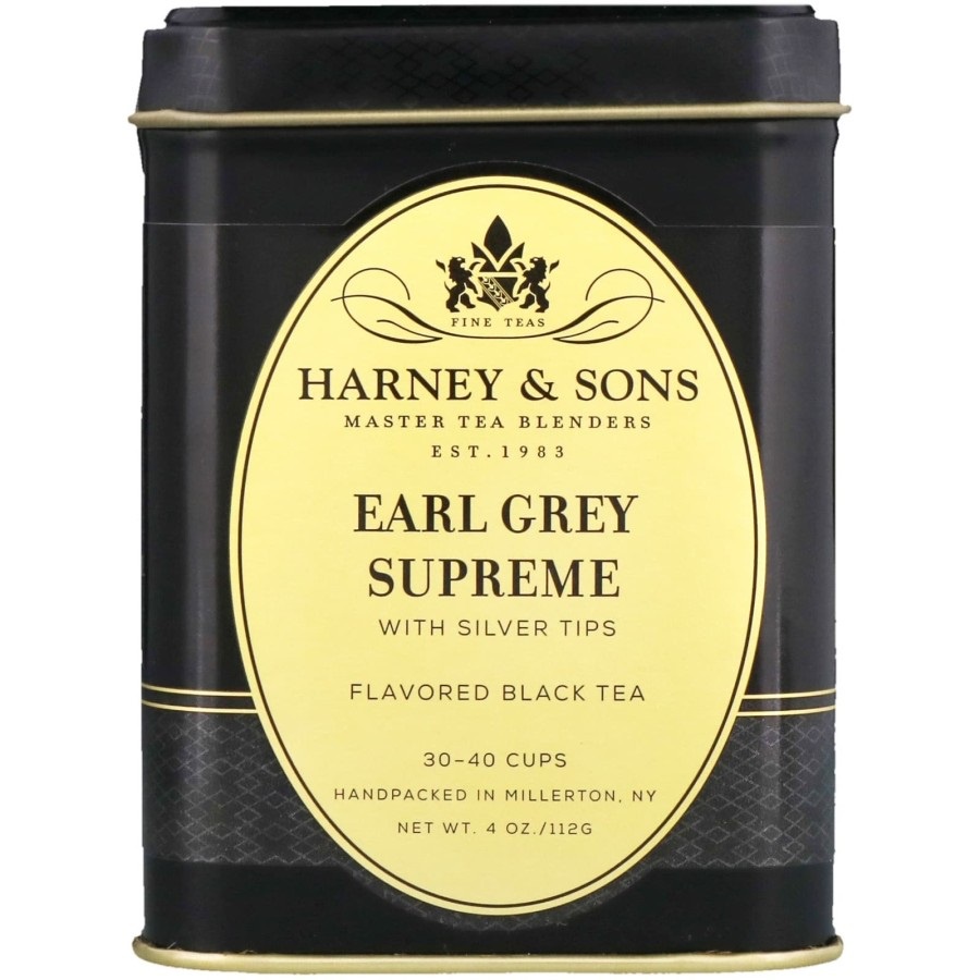 Harney &amp; Sons Master Tea Blenders Black Tea Earl Grey Supreme 112 Gram