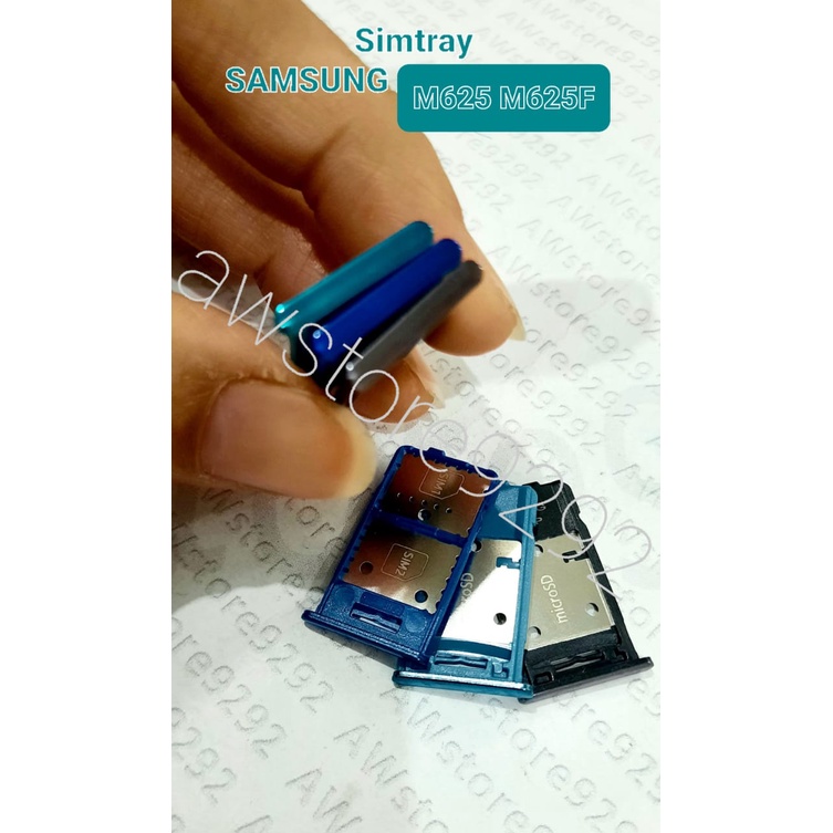 Slot Tempat Dudukan Kartu Simcard Sim card Lock Simtray Sim Tray SAMSUNG M62 M625 M625F