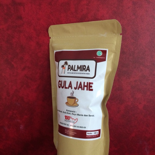 

Jahe merah, gula jahe