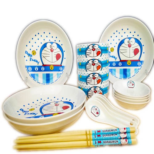 16 PIRING SET DORAEMON KERAMIK