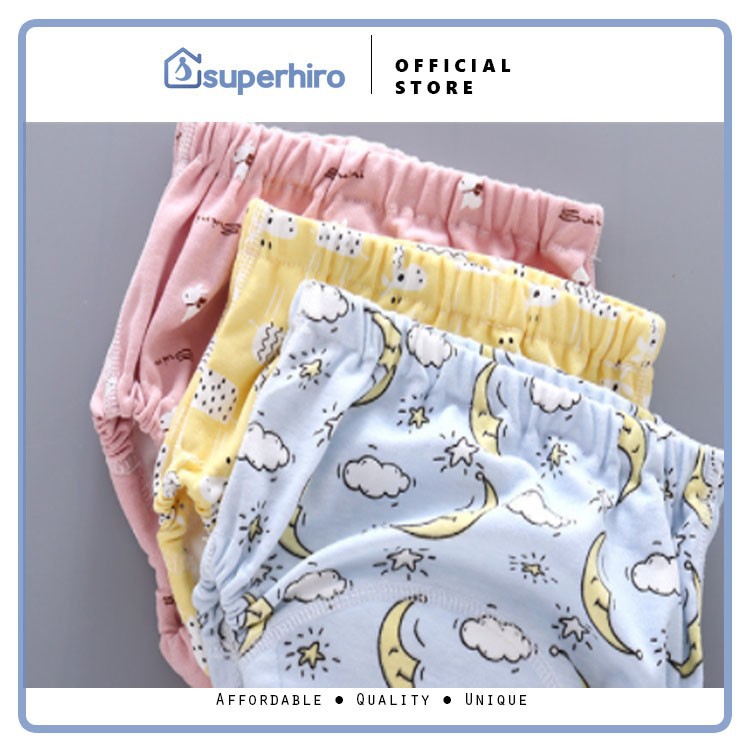 Baby Diaper Pampers Bisa Dicuci Popok Celana Kain Cuci Ulang 6 layers