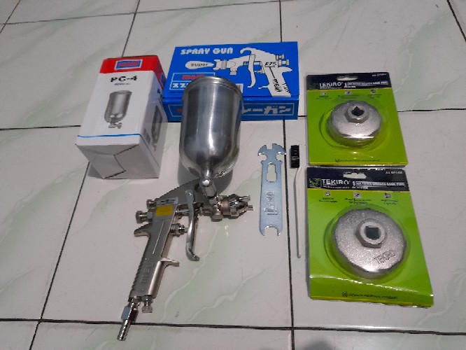 Meiji Pc 4 F75 Spray Gun Semprotan Angin Cat Meiji Tabung Atas Pc4 F75