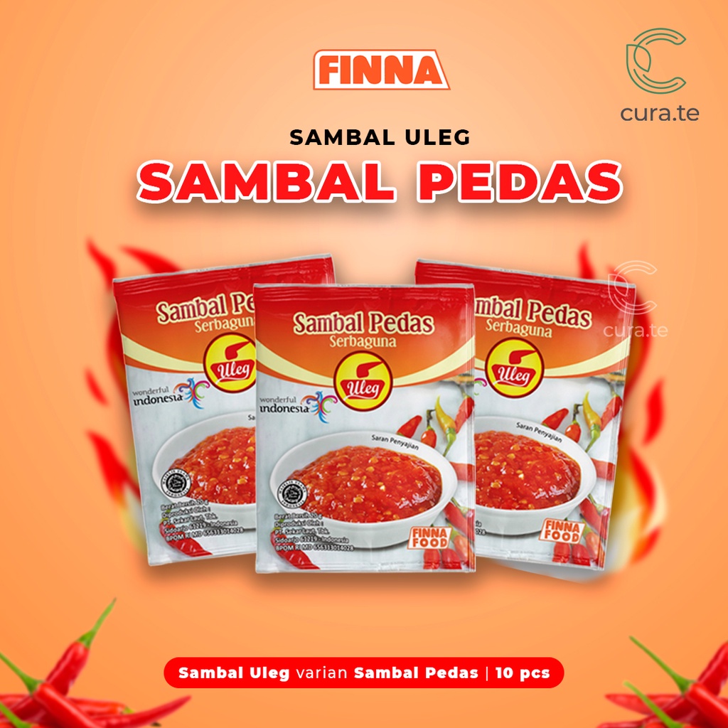 FINNA FOOD SAMBEL ULEG  | SAMBAL TERI KEMIRI TERASI BAWANG IJO PEDAS